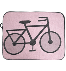 Datorfodral Cykel Rosa