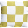 Cushion cover 45x45 Checkered Lime