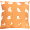 Taie d'oreiller 30x30cm Marguerite Orange