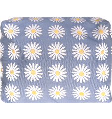 Pochette 25cm Marguerite Bleu