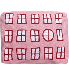 Pochette 25cm Fenêtres Rose