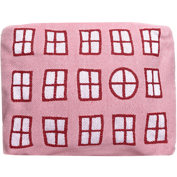 Toilet bag 25cm Windows Pink
