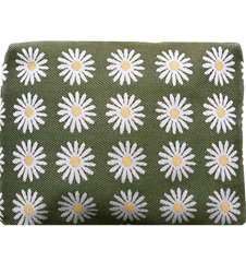 Pochette 25cm Marguerite Vert