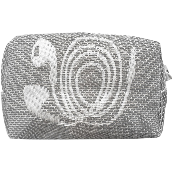 Pouch 8cm Cords Grey