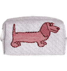 Pouch 8cm Dachshund Red