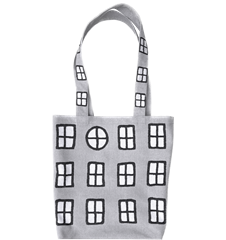 Tote M Fenêtre Grise
