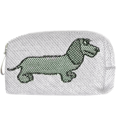 Pochette 8cm Teckel Vert