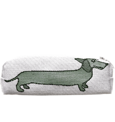 Federtasche Dackel Grün