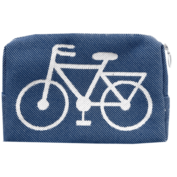 Necessär 18cm Cykel Blå