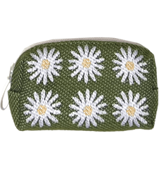 Pouch 8cm Daisy Green