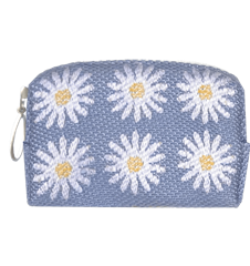 Pochette 8cm Marguerite Bleu Clair