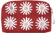 Kulturbeutel 12cm Wiesen-Margerite Rot