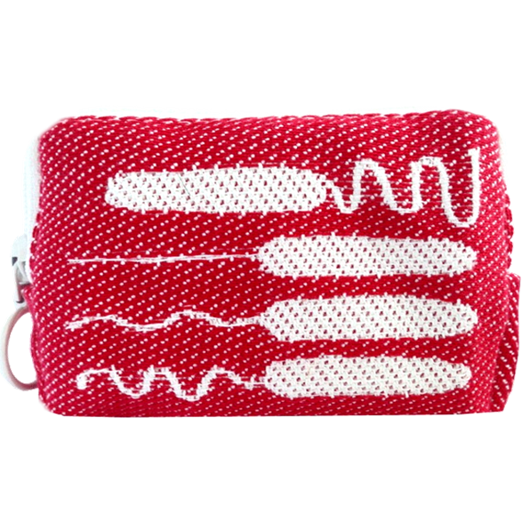 Kulturbeutel 8cm Tampon Rot