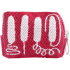 Kulturbeutel 8cm Tampon Rot