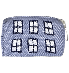 Pouch 8cm Window Blue