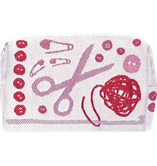 Pouch 18cm Sewing kit Red