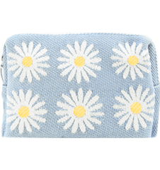 Pouch 12cm Daisy Light-blue