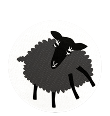 Coaster Sheep Black