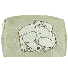 Necessär 18cm Hund Grön