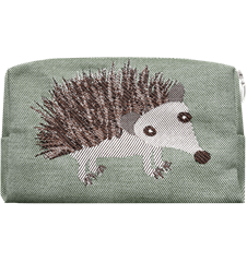 Kulturbeutel 18cm Stacheligel Grün
