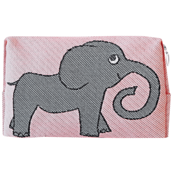 Kulturbeutel 18cm Elefant Rosa