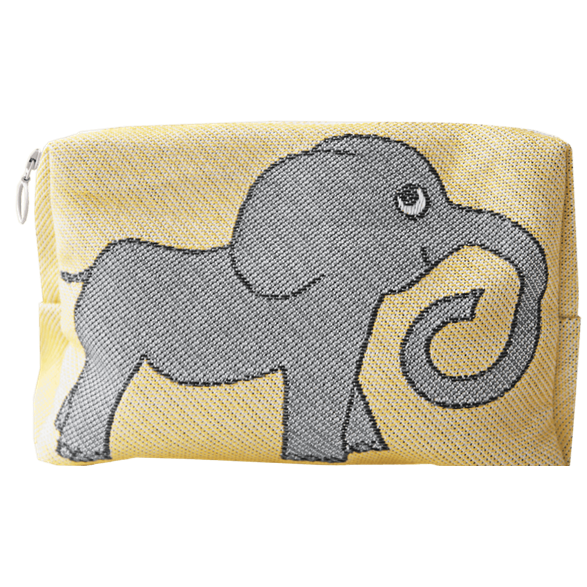 Pochette 18cm Éléphant Jaune