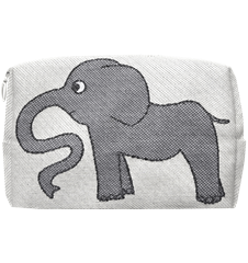 Necessär 18cm Elefant Vit