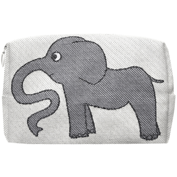 Pochette 18cm Éléphant Blanc