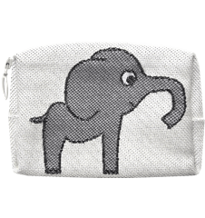 Pouch 12cm Elephant White