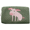 Pouch 8cm Pig Green