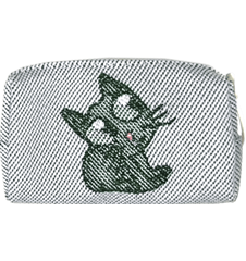 Pouch 8cm Cat Green