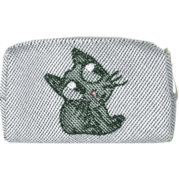 Pouch 8cm Cat Green