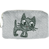 Pouch 8cm Cat Green