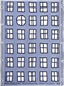 Handtuch Fenster Blau