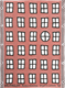 Handtuch Fenster Rostrot
