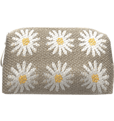 Pouch 8cm Daisy light-grey