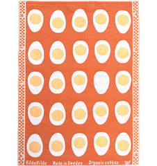 Essuie-mains Oeufs Orange