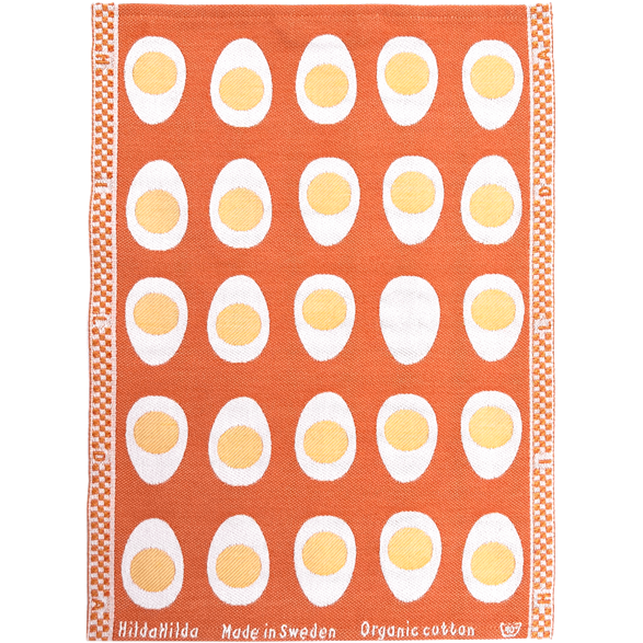 Towel Egg Small Orange