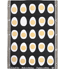 Handduk Ägg Små Svart