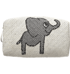 Pochette 8 cm Elefant Blanc