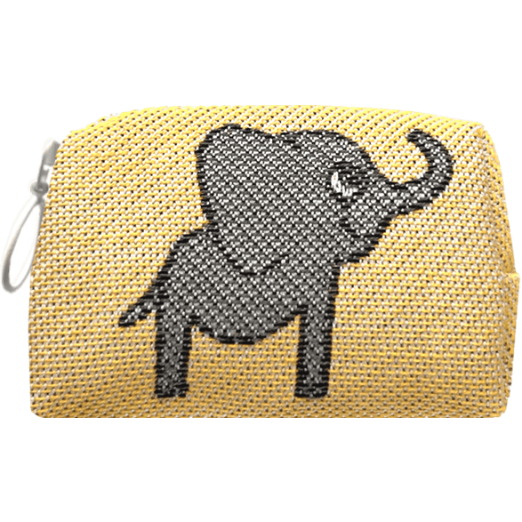Pochette 8 cm Elefant Jaune