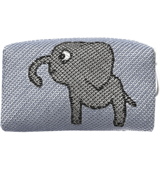 Necessär 8cm Elefant Blå