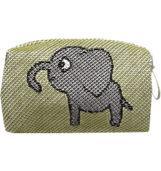 Pochette 8cm Elefant Vert