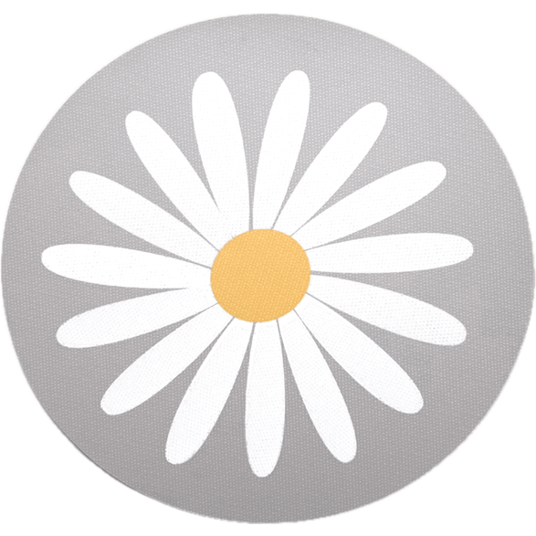Dessous de Plat Marguerite Gris Clair