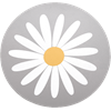 Dessous de Plat Marguerite Gris Clair