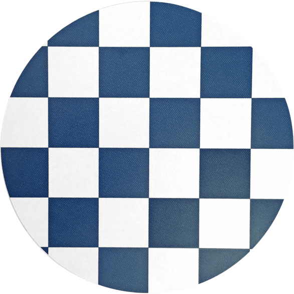 Dessous de Plat Carreaux Bleus