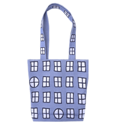 Tote M Fenêtre Bleu Clair