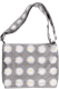 Messenger Bag Wiesen-Margerite Grau