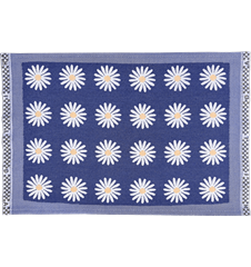 Tischset Wiesen-Margerite Blau