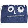 Pouch 12cm Little man Blue